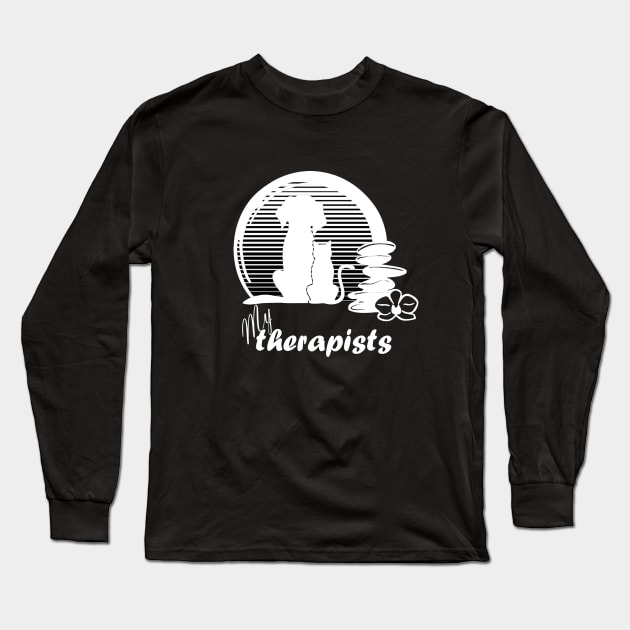 My Therapists- only pets Long Sleeve T-Shirt by DesignersMerch